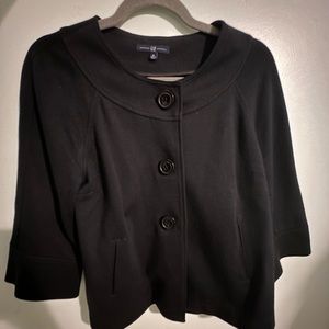 Black Button-Up Formal Jacket